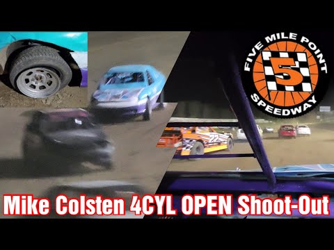 She Drove The Wheel Off the Neon! 08-20-2023 Five Mile Point Speedway 4CYL OPEN Shoot-Out!