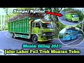 FULL Truk Muatan Tebu Di Jalur Sitinjau Lahor.