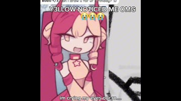 GUYS @y3llowx  NOTICED ME IM CRYING RN 😭🫶 #y3llow