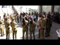 Israeli soldiers dancing in Jerusalem