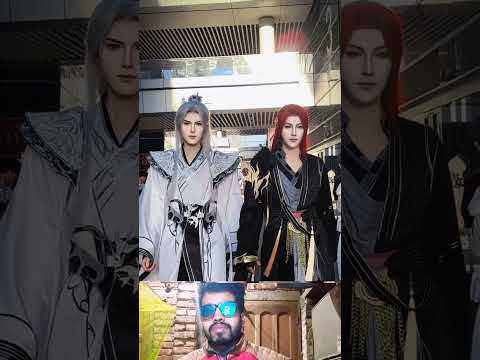 7ft hanfu cosplay || pablic reaction 🤯 || hanfu || fashion || street reaction 🤯💥 || Chinese style ||
