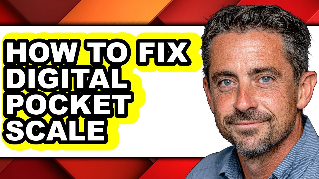 How to Fix Digital Pocket Scale - Step by Step - YouTube