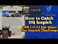 How to Catch Icepick fish Lvl 53 FSH Job Quest FFXIV The Icepick Challenge