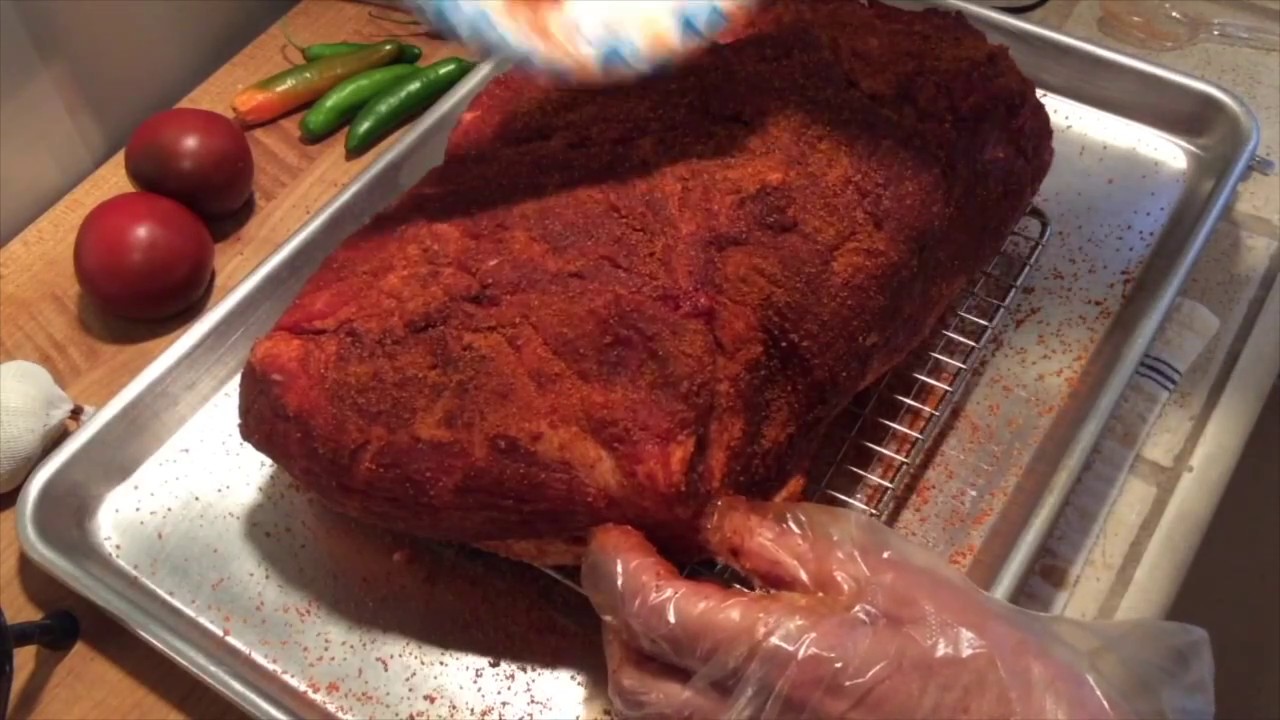 High Temp Pulled Pork on REC TEC Mini smoker YouTube