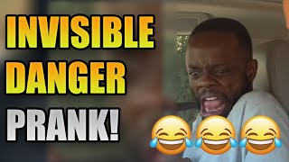INVISIBLE DANGER PRANK (Try Not To Laugh!!) #4 😂 | Acting Scared Compilation 🤣🤣🤣