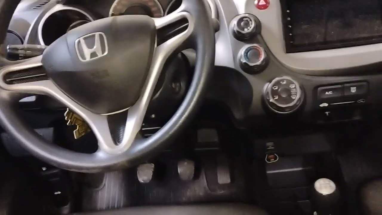Honda fit como regular o freio de mão 