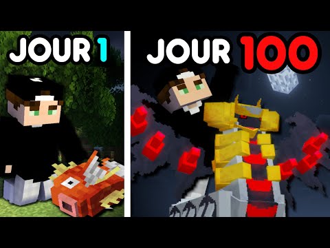 J'ai passé 100 jours sur POKÉMON - MINECRAFT (l'intégral)