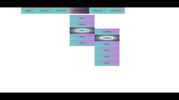 How to Make Pure Dropdown Menu with Gradient and Responsive by Slicknav