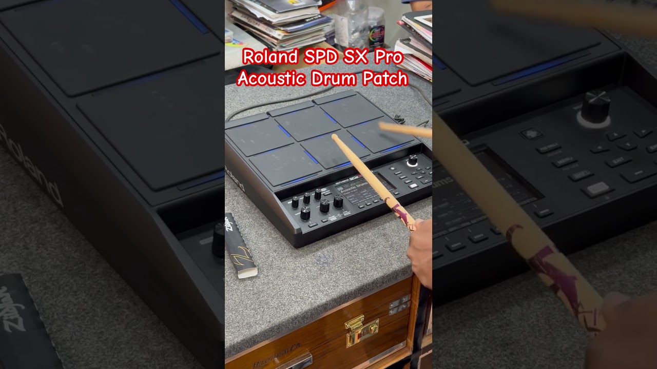 Roland SPD SX Pro sampler || Acoustic Drum Patch || Best deals in Roland