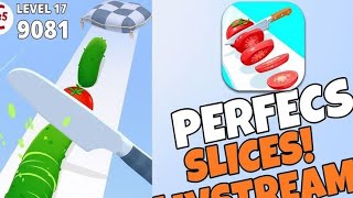 Perfect Slice Gameplay | Satisfying Fruit Cutting Challenge | New Android Game 2026 | Full HD screenshot 4