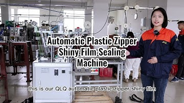 QLQ-PSFSM-2 Automatic Plastic Zipper Shiny Film Sealing Machine (new model)