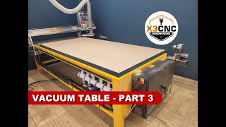 CNC Router Vacuum Table - Part 3 - Zoned Spoil Board