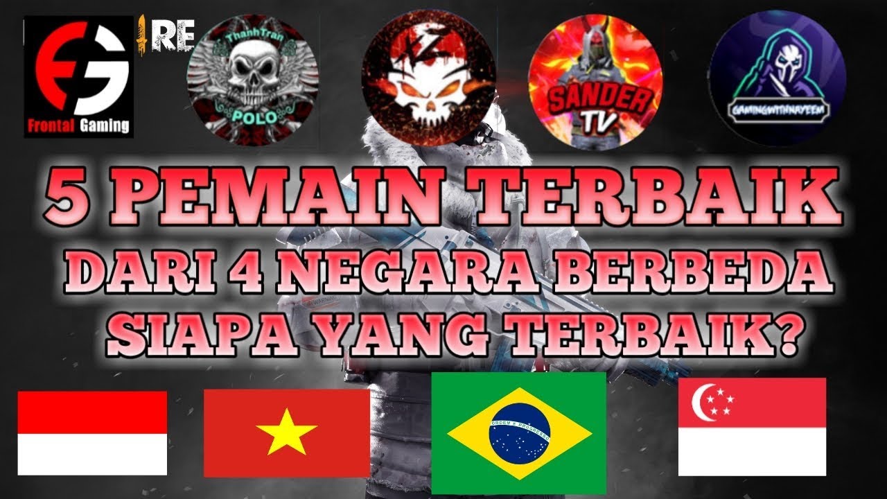 Top Global Dari 4 Negara Yang Berbeda Siapa Yang Terbaik Lyrasigh Free Fire Indonesia Youtube
