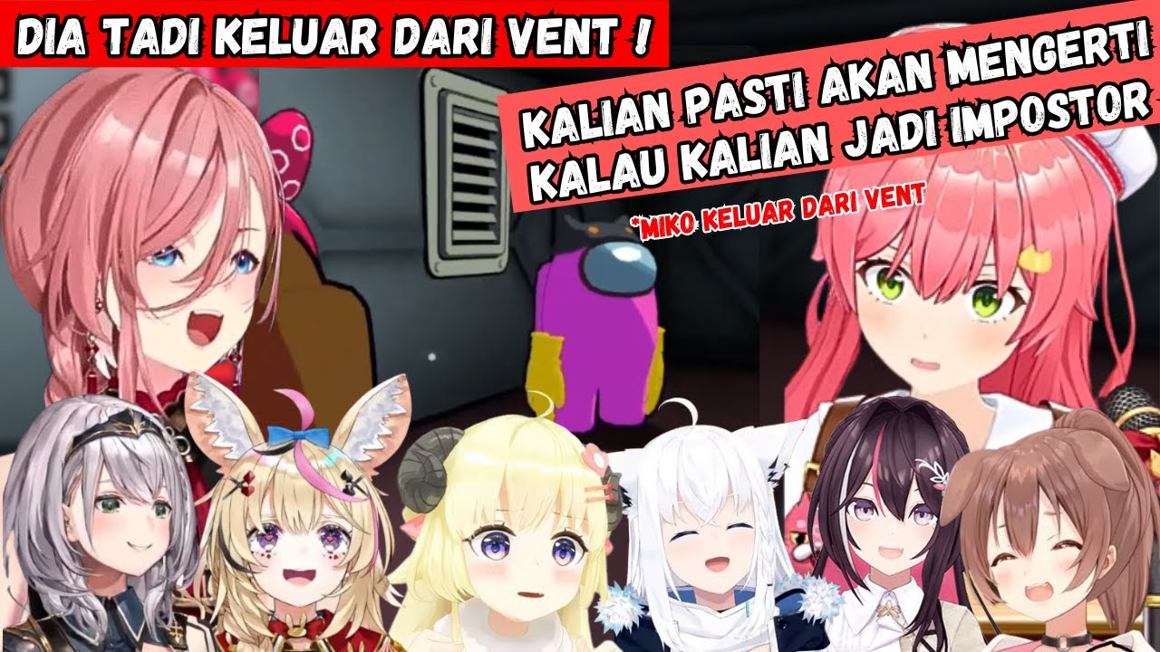 Miko Tertekan Karena Jadi Impostor 3 Kali Mengakibatkan dia Melakukan Kesalahan yang PON di Among Us