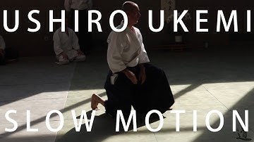 USHIRO UKEMI - slow motion - TRADITIONAL AIKIDO EUROPE