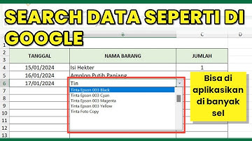 Cara Membuat Dropdown Autocomplete di Excel