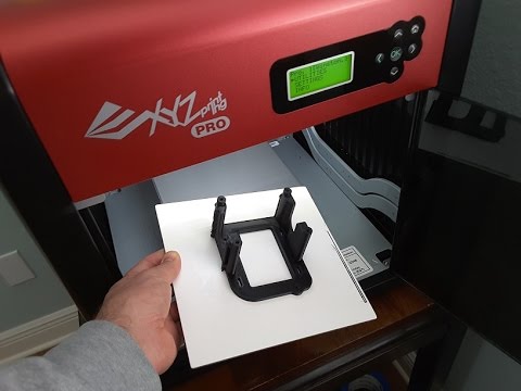 XYZprinting Da Vinci 1.0 Pro and the Zebra Plate