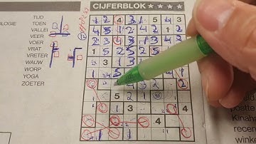 Wednesday. Bonus Extra edition (#8299) Tectonic01 Sudoku puzzle 04-03-2024 Extra part 4 of 4