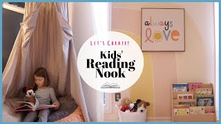 Create a Kids’ READING CORNER! | DIY   Budget-Friendly Book Nook