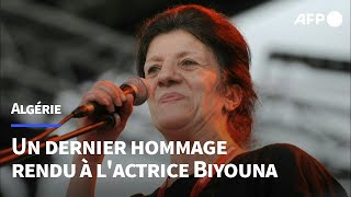 Algérie Funérailles De Lactrice Biyouna Afp