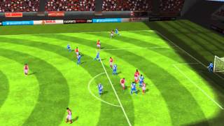 Coppa Europa - SC Braga vs. Bristol Rovers - Beckham cross Hithcock