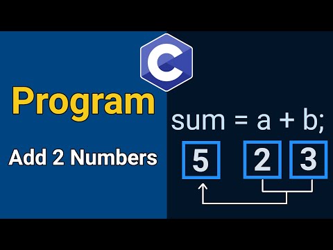 Write a Program in C to add Two Numbers