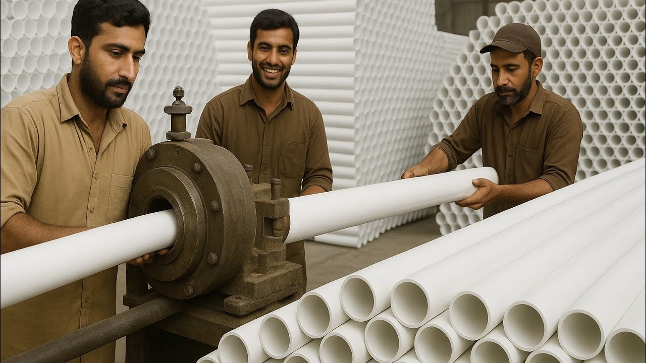How PVC Pipes Are Manufactured in Factory | Amazing Pipe Making Process ...
