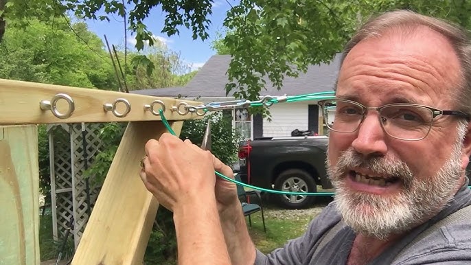 How to install a clothesline tightener 