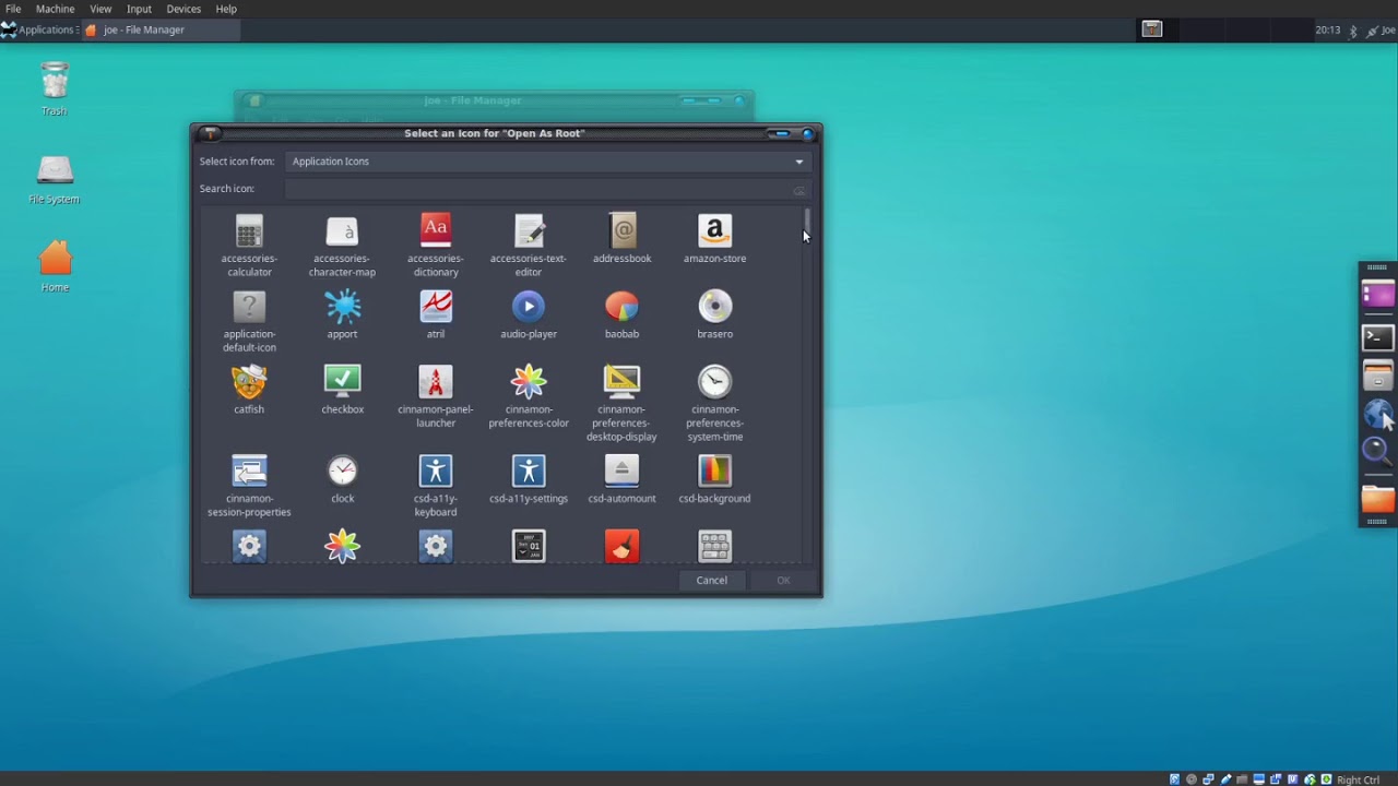 Open directory linux. Thunar. ubuntu 19.04. thunar linux image preview.