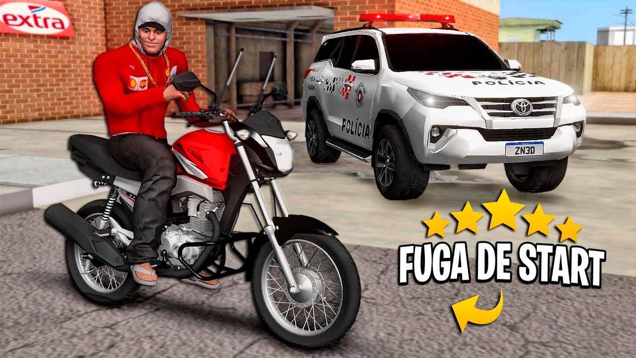 MENOR SORRISO ATIVOU O MODO 5 ESTRELAS NA QUEBRADA 🤣 GTA SAN ANDREAS