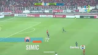 GOL KE 3 TERCIPTA DARI MARCO SIMIC. PERSIJA 3 VS PERSELA 0