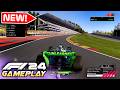 F1 24 race gameplay new updated spa silverstone  qatar onboards  more