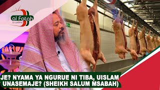 JE? NYAMA YA NGURUE NI TIBA, UISLAM UNASEMAJE? (SHEIKH SALUM MSABAH)