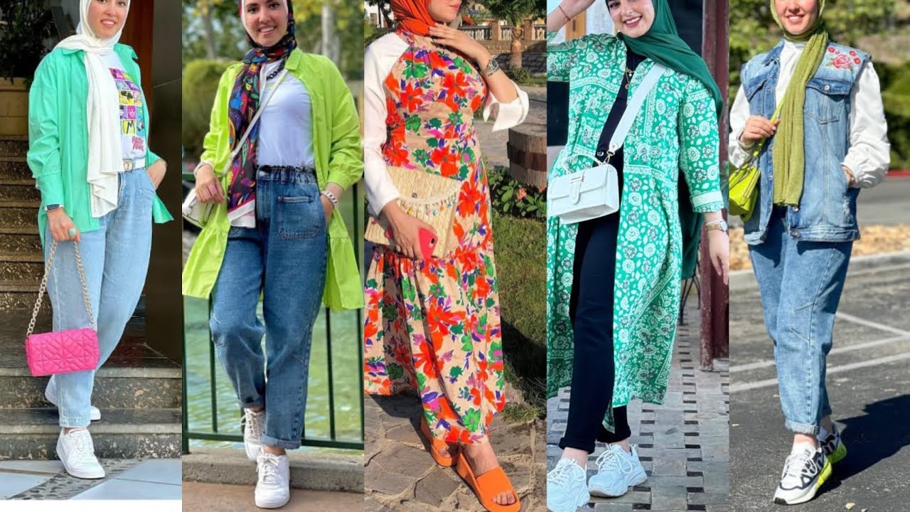موضة خريف 2024/2025ستايلات محجبات 2025 للمراهقات🏵️hijab style 2025 char3iأرقى واشيك تنسيقات tik tok