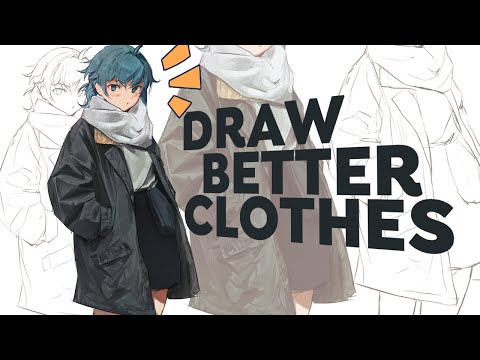 видео: HOW I DRAW CLOTHES + PAINTING GUIDE