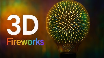 ⭕ 3D Fireworks LED Light - E27🚦
