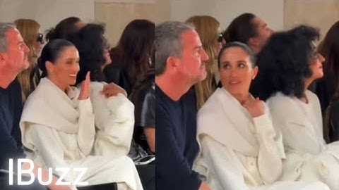 Meghan Markle caught laughing as model falls? Paris Fashion Week drama | Infinity Buzz