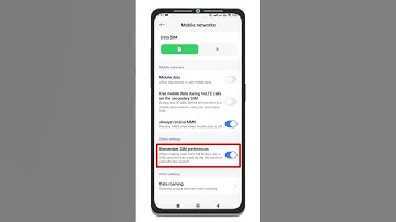 Remember sim preferences setting Off in Redmi #shorts