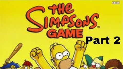 Let’s Play The Simpsons Game Part 2￼: Bartman Begins