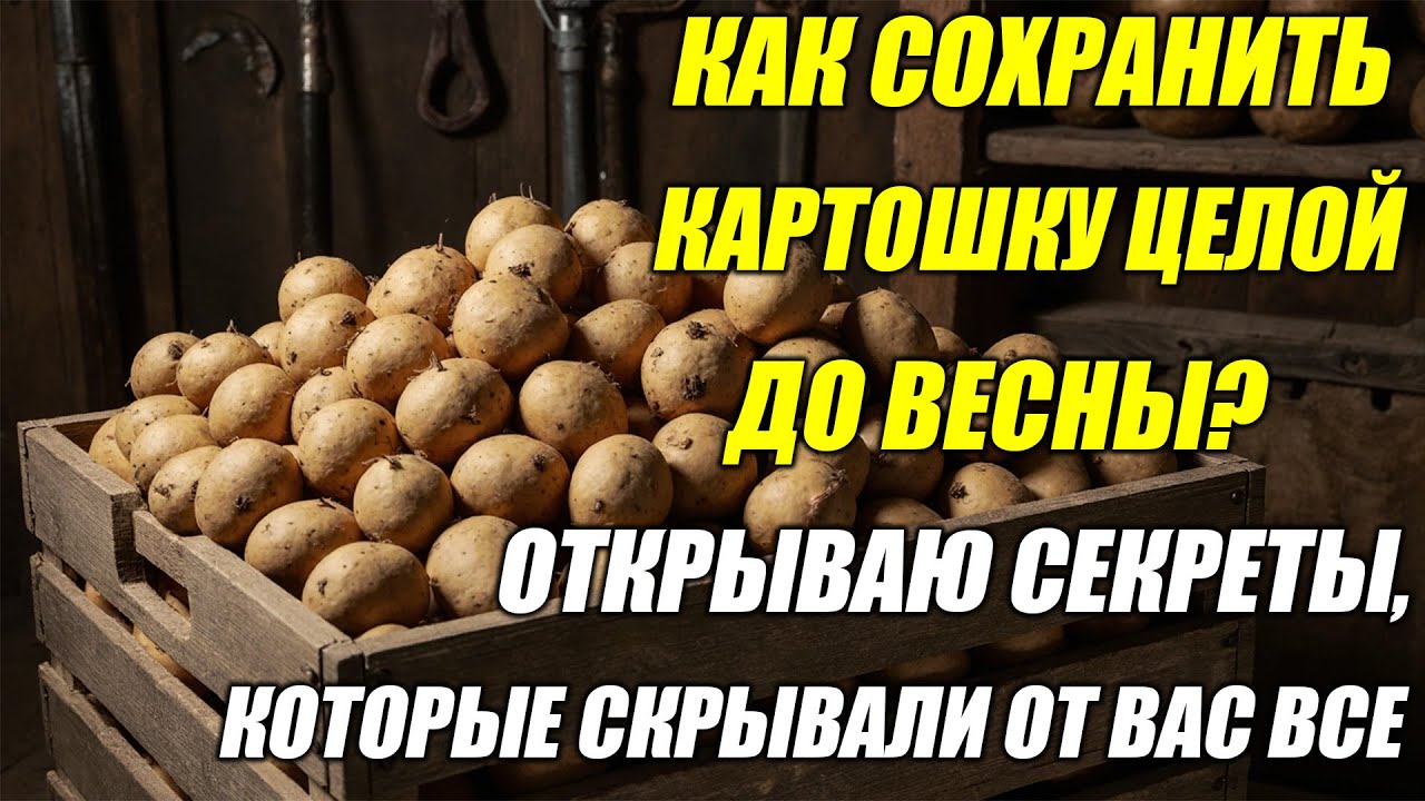 Картошка до весны: как хранить правильно и без потерь.Секреты идеального хранения картофеля