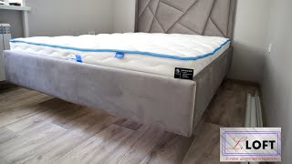 Парящая кровать в стиле лофт от LiLoft