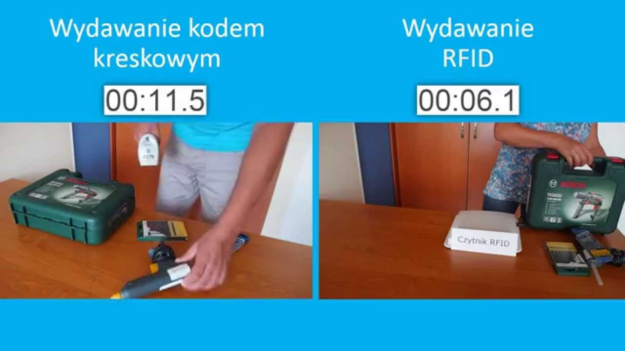 Kod kreskowy i RFID porównanie i zalety Barcode RFID compare - YouTube