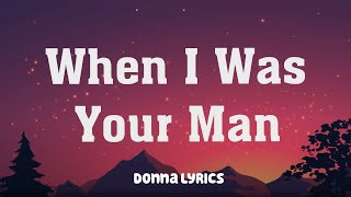 Bruno Mars - When I Was Your Man (Mix Lyric Video) | John Legend, Sam Smith,...