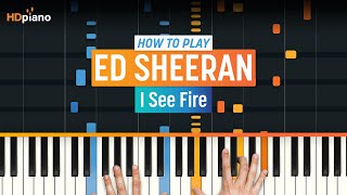 Video voorbeeld van "How to Play "I See Fire" by Ed Sheeran (The Hobbit OST) | HDpiano (Part 1) Piano Tutorial"