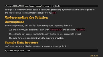 How to Remove a Static Block of Text from a File with Variable Data Using sed