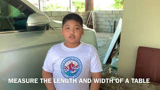 Performance Task in EPP | MEASURING THE LENGTH & WIDTH OF A TABLE | Justine Aquino Net Worth