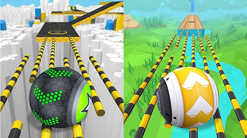 🛑 Going Balls VS GyroSphere Trials, Temple Rolling Balls, Rolling Ball Sky Escape, Action Balls