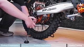 Wheel Stand For Motorcycles Tools Portable Single Sided Kick Paddock