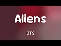 BTS Aliens Lyrics