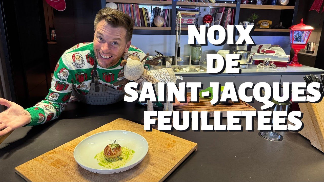 RECETTE DE NORBERT : SAINT-JACQUES EN CROÛTE FEUILLETÉES !